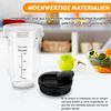 BlingBin Trinkflasche 18/32 oz Ersatzbecher mit Trinkdeckel, Mixbehälter, Smoothie Flasche, Smoothie Becher Cup Zubehör mit Deckel für Ninja Blender Bild 2