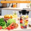 BlingBin Trinkflasche 18/32 oz Ersatzbecher mit Trinkdeckel, Mixbehälter, Smoothie Flasche, Smoothie Becher Cup Zubehör mit Deckel für Ninja Blender Bild 4