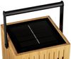 Ambia Garden Solarleuchte 'SOLARLEUCHTE', Holz braun, 12 x 24 x 12 cm, LED mit Solarbetrieb Bild 4