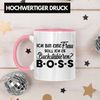 Trendation Tasse Trendation - Frauen Tasse Geschenk Boss Tasse mit Spruch für Frauen Fr Bild 3