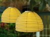 LED Solarhängeleuchte Lampion Lampenschirm in Weiß, Ø40cm Bild 5