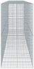 vidaXL Gabione mit Deckel 650x100x200 cm Verzinktes Eisen 3295236 Bild 4