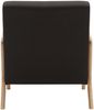 Lounger Sessel DUBAI - Holz Braun 64x80x74 cm | Loungesessel Wohnzimmer Bequem Lounger Clubsessel Sofa Hotelsessel Eingang Bild 5