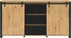 Vente-unique - BELINARO Sideboard Holz, Platte Beige - B 40 cm x H 91 cm x L 170 cm Bild 2