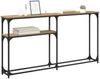 Konsolentisch, Beistelltisch, Konsole Artisan-Eiche 145 x 22,5 x 75 cm Holzwerkstoff Bild 3