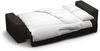 Micadoni Sofa Victor 3-Sitzer Strukturierter Stoff Schwarz Bild 5