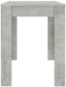 vidaXL Esstisch Betongrau 120 x 60 x 76 cm Spanplatte [800436] Bild 5
