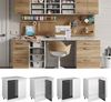 Eckschrank für Hausrat R-Line Anthrazit Hochglanz 86 cm mit Tür, ohne Arbeitsplatte Vicco Bild 2