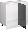 Eckschrank für Hausrat R-Line Anthrazit Hochglanz 86 cm mit Tür, ohne Arbeitsplatte Vicco Bild 5