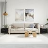 Couchtische, Sofatische 2 Stk. Schwarz 50x50x40 cm Holzwerkstoff Bild 2