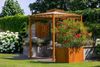 ELEO Metallpavillon quadratisch Meran 2 x 2 m unbeschichtet Bild 3