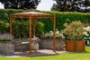 ELEO Metallpavillon quadratisch Meran 2 x 2 m unbeschichtet Bild 2
