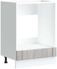 vidaXL Herdumbauschrank Lucca Grau Sonoma Holzwerkstoff 853763 Bild 2
