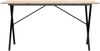 vidaXL Esstisch X-Gestell 160x80x75 cm Massivholz Kiefer und Stahl 3282699 Bild 4
