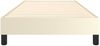 vidaXL Polsterbett Kunstleder Creme 90x200 cm Bild 5