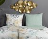 Descanso Wendebettwäsche Adiwanya, Mako-Satin, Renforcé, Satin, 2 teilig, Satin, Reißverschluss, Paspel, Biese, Wendeoptik, Luxe, Blumen, weiß Bild 2