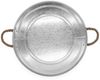 Spetebo Pflanzschale Zierteich Zinkwanne mit Griffen aus Jutekordel (25 L, 1 St, rund), Metall Blumenschale silber verzinkt, 45x22 cm Bild 4