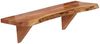 vidaXL Wandregale 2 Stk. 60 x 20 x 18 cm Massivholz Akazie 247927 Bild 3