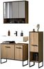 Badmöbel Set 3-teilig Scana in Eiche 125 x 192 cm Bild 2