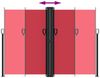 vidaXL Seitenmarkise Ausziehbar Rot 180x600 cm 4004642 Bild 5