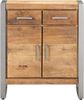 vidaXL Sideboard 60x35x72 cm Raues Mangoholz 323487 Bild 2