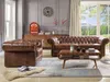 Vente-unique - CLOTAIRE Sofa and armchair set Leder Braun - B 90 cm x H 73 cm x L 232 cm127 cm173 cm Bild 5