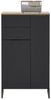 moebel-dich-auf Kommode ASPEN (Highboard, Badschrank mit 2 Schubkästen, in Schwarz matt), Breite 60 cm Bild 3
