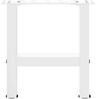 vidaXL Couchtischbeine Weiß 2 Stk. 40x(30-31) cm Stahl 4013257 Bild 5