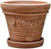 Teramico Blumentopfuntersetzer Pflanzenuntersetzer Teller 21 - 44 cm Terrakotta, 100% Frostfest Bild 4
