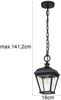 LED Outdoor Hängelampe Kettenlaterne Landhausstil, max. Höhe 141cm Bild 4