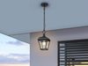 LED Outdoor Hängelampe Kettenlaterne Landhausstil, max. Höhe 141cm Bild 5