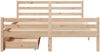 vidaXL Massivholzbett ohne Matratze 140x190 cm Kiefernholz 3301602 Bild 4