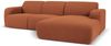 Micadoni Ecksofa Molino 4-Sitzer Rechts Boucle Braun Bild 2