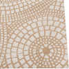Teppich Jute beige weiß 160 x 230 cm geometrisches Muster Kurzflor ARIBA Bild 5