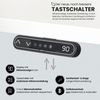 bümö Eckschreibtisch elektrisch höhenverstellbar L-Form: 160 x 160 cm in Ahorn, Gestell graphit - Stehschreibtisch mit Memory-Steuerung, elektrischer XXL Schreibtisch für die Ecke, XDSMW-1608-3-G Bild 2