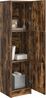Highboard, BuffetSchrank, Büroschrank Geräucherte Eiche 31,5 x 32 x 122,5 cm Bild 3