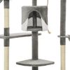 vidaXL Katzen-Kratzbaum mit Sisal-Kratzsäulen 203 cm Grau und Weiß 170529 Bild 5