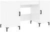 vidaXL Schreibtisch Hochglanz-Weiß 140x50x75 cm Holzwerkstoff 829550 Bild 2