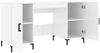 vidaXL Schreibtisch Hochglanz-Weiß 140x50x75 cm Holzwerkstoff 829550 Bild 5