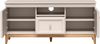 AX LIVING TV Lowboard Nymphen Cashmere 1 Schublade 2 Türen MDF Eiche Beine Bild 3