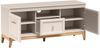 AX LIVING TV Lowboard Nymphen Cashmere 1 Schublade 2 Türen MDF Eiche Beine Bild 4