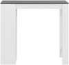 vidaXL Bartisch mit Regal Weiß 110 x 50 x 103 cm [280216] Bild 2