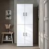 Roomart Waschmaschinenumbauschrank DORA Waschmaschinenschrank 70 cm, Soft-Close, 130 kg, in 4 Farben (Waschmaschinenschrank DORA für Trockner & Waschmaschine in 5 Farben) Soft-Close, Vollauszug, 130 kg, 2 Größen, 5 Farben, Wandbefestigung Bild 4
