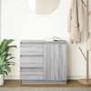 vidaXL Sideboard mit Schublade Grau Sonoma 71x35x65 cm Holzwerkstoff 861576 Bild 3