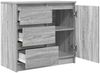 vidaXL Sideboard mit Schublade Grau Sonoma 71x35x65 cm Holzwerkstoff 861576 Bild 5