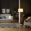 Relaxdays Stehlampe mit Stoffschirm Bild 3