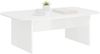 vidaXL Couchtisch Weiß 93 x 53 x 33 cm Holzwerkstoff 891140 Bild 3