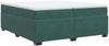 vidaXL Boxspringbett mit Matratze Dunkelgrün 200x200 cm Samt 3285308 Bild 2