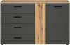 INOSIGN Kommode Estepona (1 St), Sideboard mit voll ausziehbaren Schubladen - (B/T/H) 139/38/86 cm Bild 2