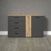 INOSIGN Kommode Estepona (1 St), Sideboard mit voll ausziehbaren Schubladen - (B/T/H) 139/38/86 cm Bild 5